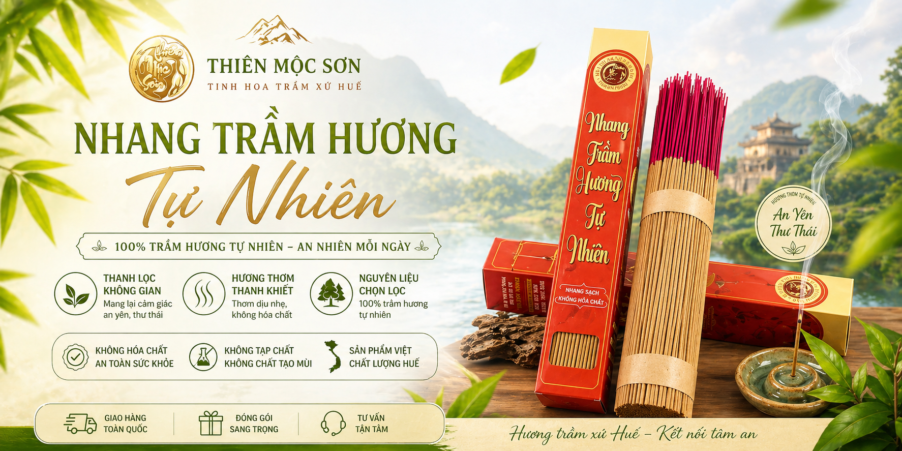 Trầm Hương Thiên Mộc Sơn — Tinh hoa trầm xứ Huế